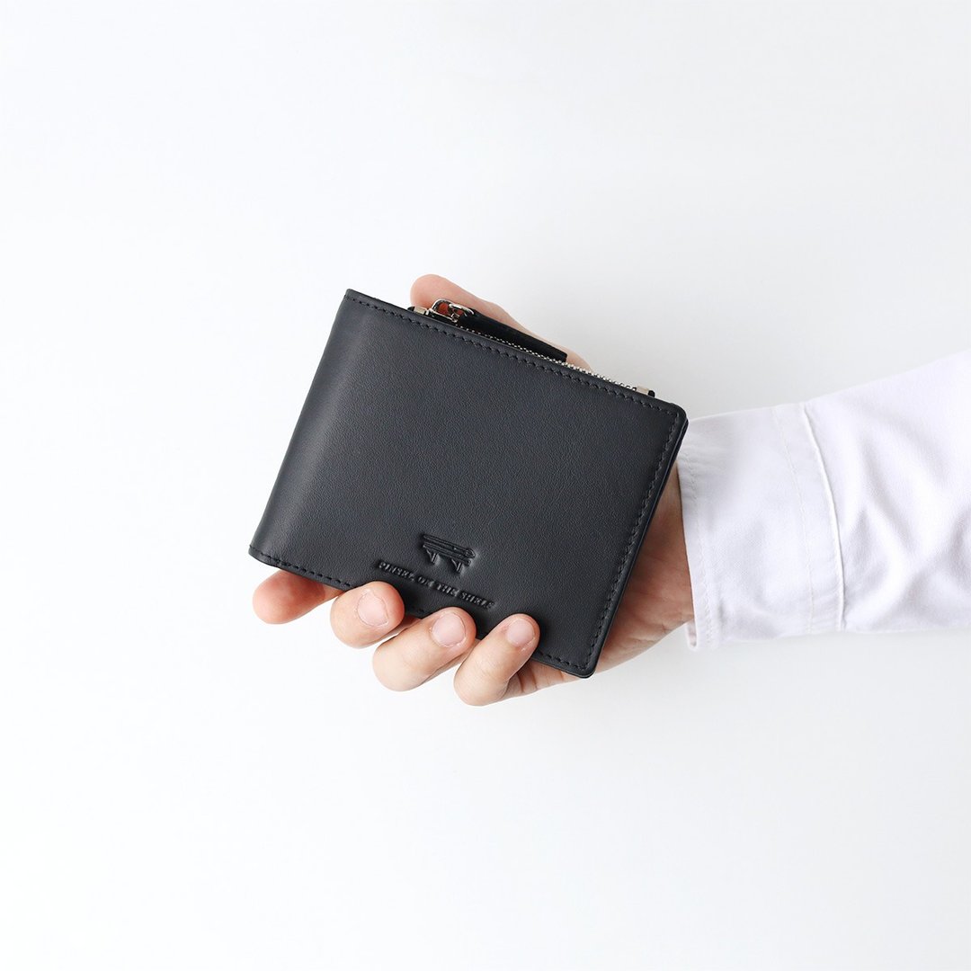 bifold wallet : black - 皮夹/钱包 - 真皮 黑色