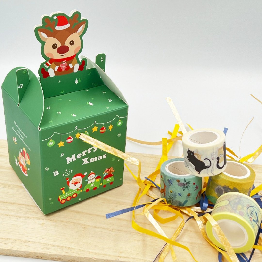 加价购- 圣诞麋鹿礼盒包装服务【交换礼物】Gift Box - X'mas Elk - 纸盒/包装盒 - 纸 绿色