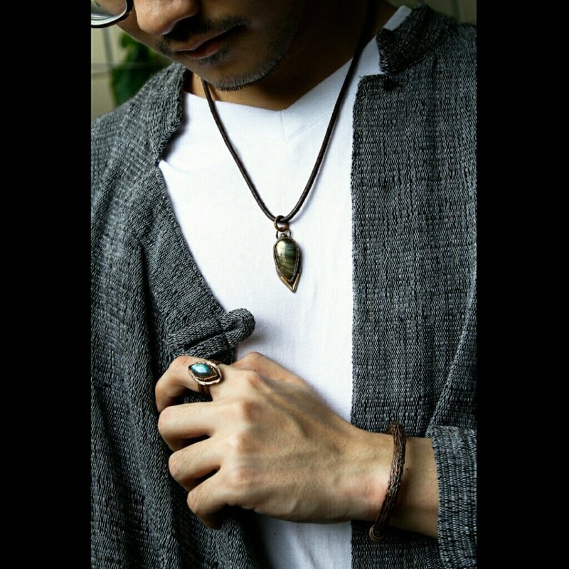 【定制系列】拉长石坠饰 (敬请私讯看矿讨论) - 项链 - 宝石 多色