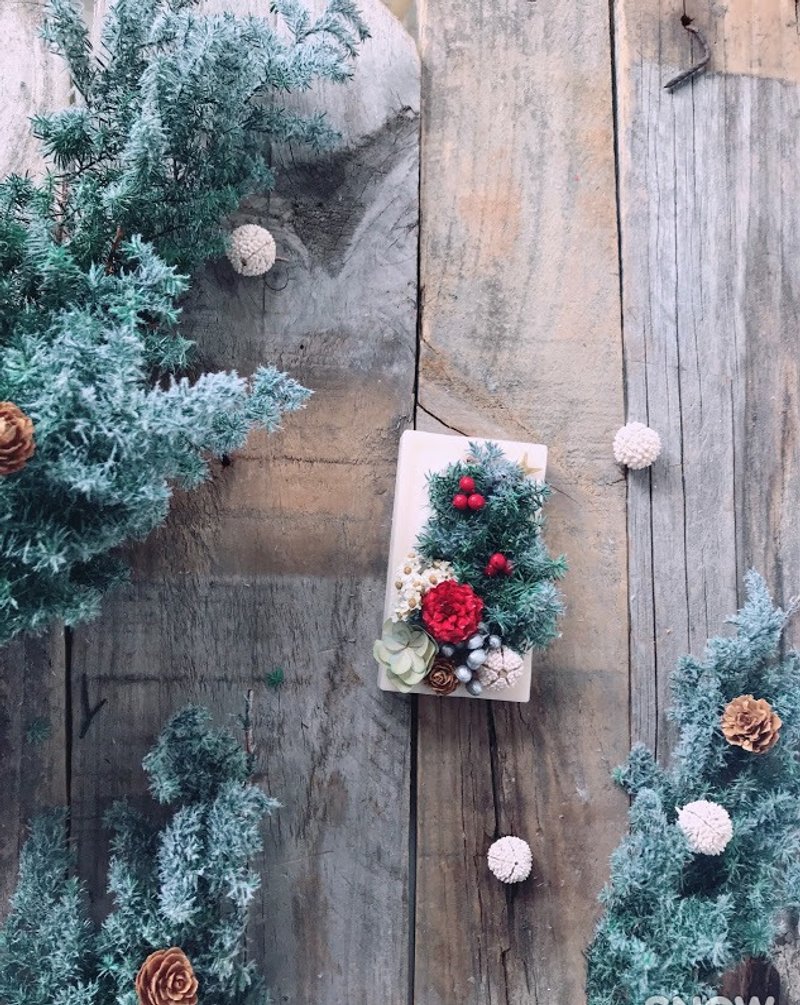 许愿圣诞树香砖/ 圣诞节礼物/ 居家摆饰/送礼/松果 - 香薰/精油/线香 - 蜡 绿色