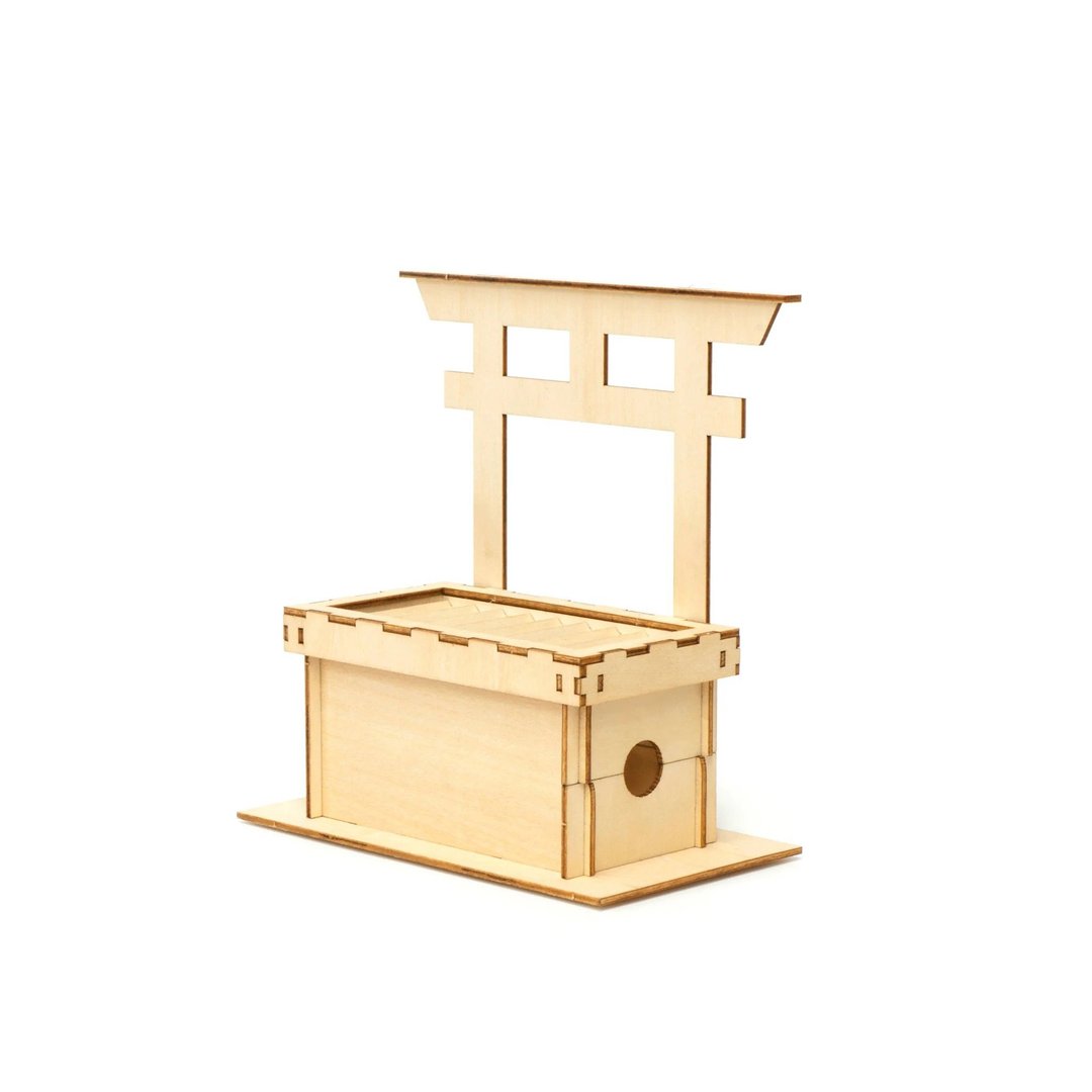Jigzle 3D立体木拼图 | 神社钱箱 | 超疗愈 婚宴回礼 拼图 存钱筒 - 木工/竹艺/纸艺 - 木头 咖啡色