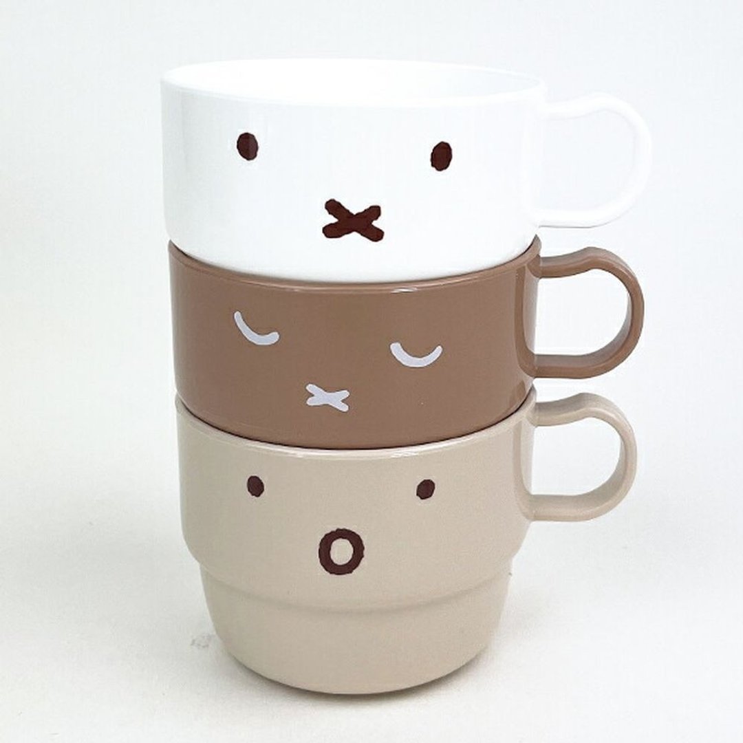 日本制 miffy 抗菌杯3件套装 - 其他杯子 - 塑料 