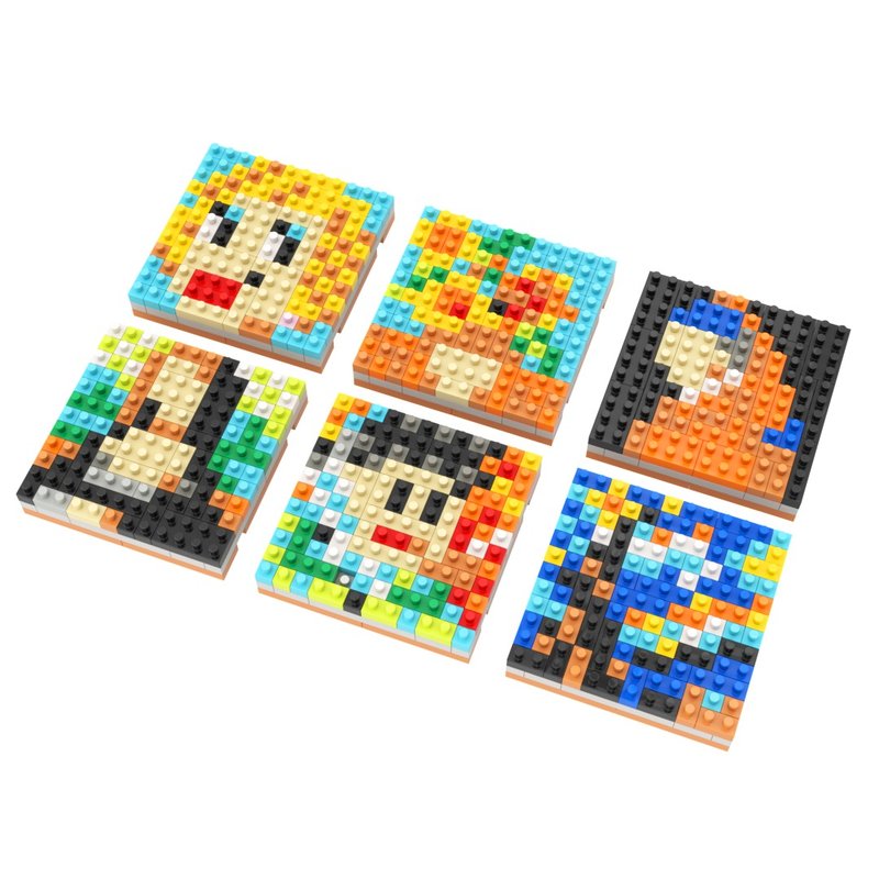 Archbrick 小型世界名画第一系列套装点阵拼图微积木摆设 - 摆饰 - 塑料 多色