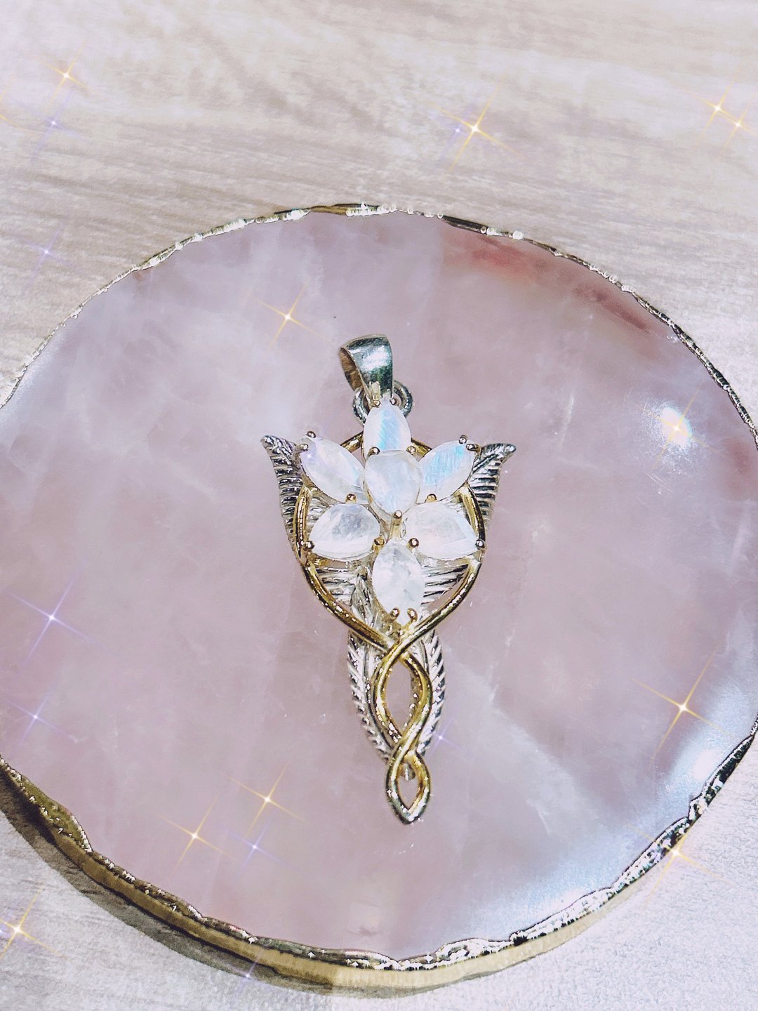 Angel wing精灵女王 - 项链 - 纯银 透明