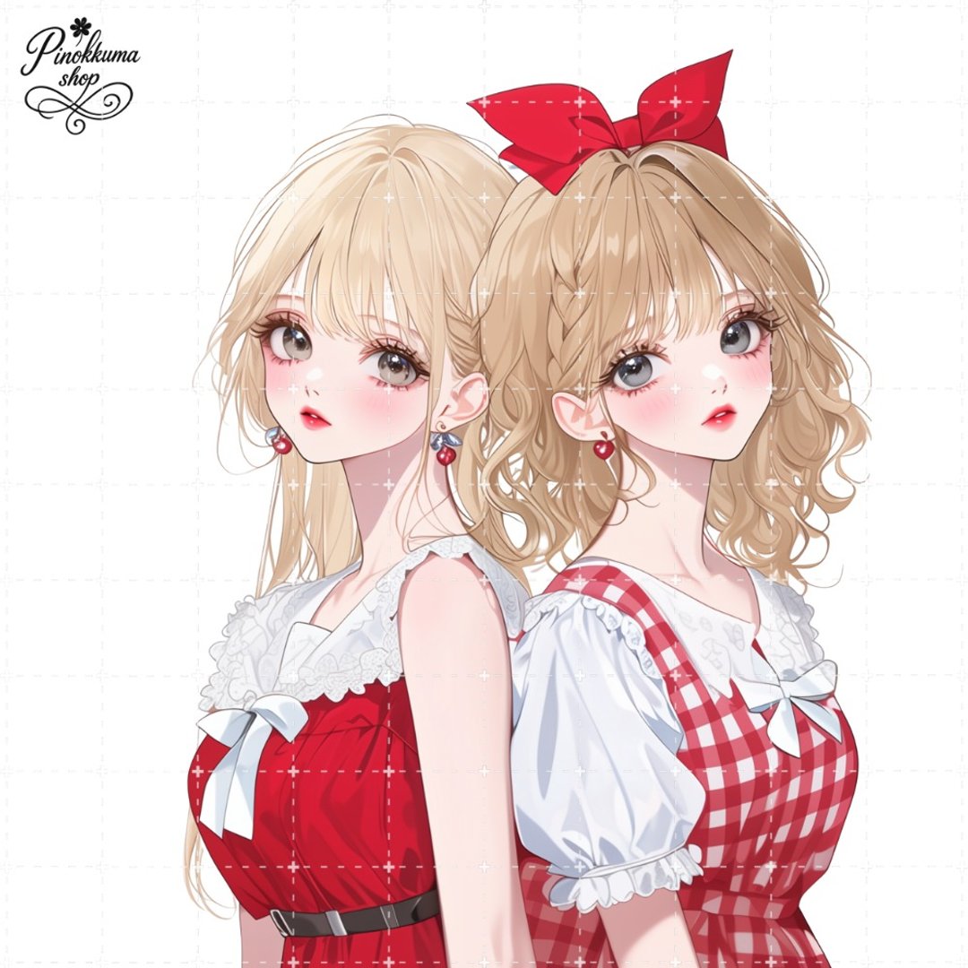 人物贴纸 女孩贴纸 拼贴素材 - 贴纸 - 纸 