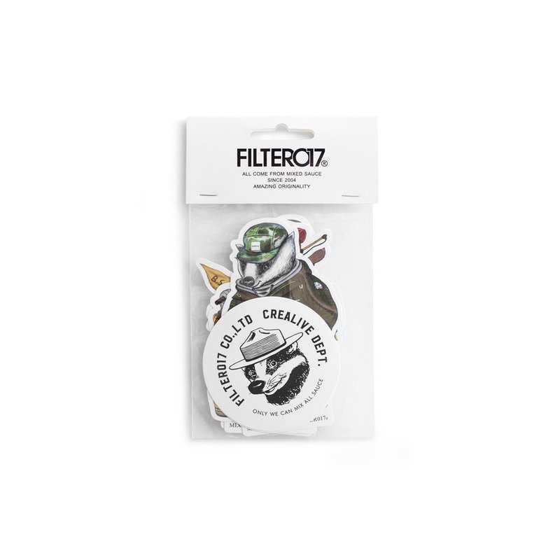 Filter017 Mix Badger Sticker Set / 米斯獾图像贴纸组 - 户外獾 - 贴纸 - 其他材质 