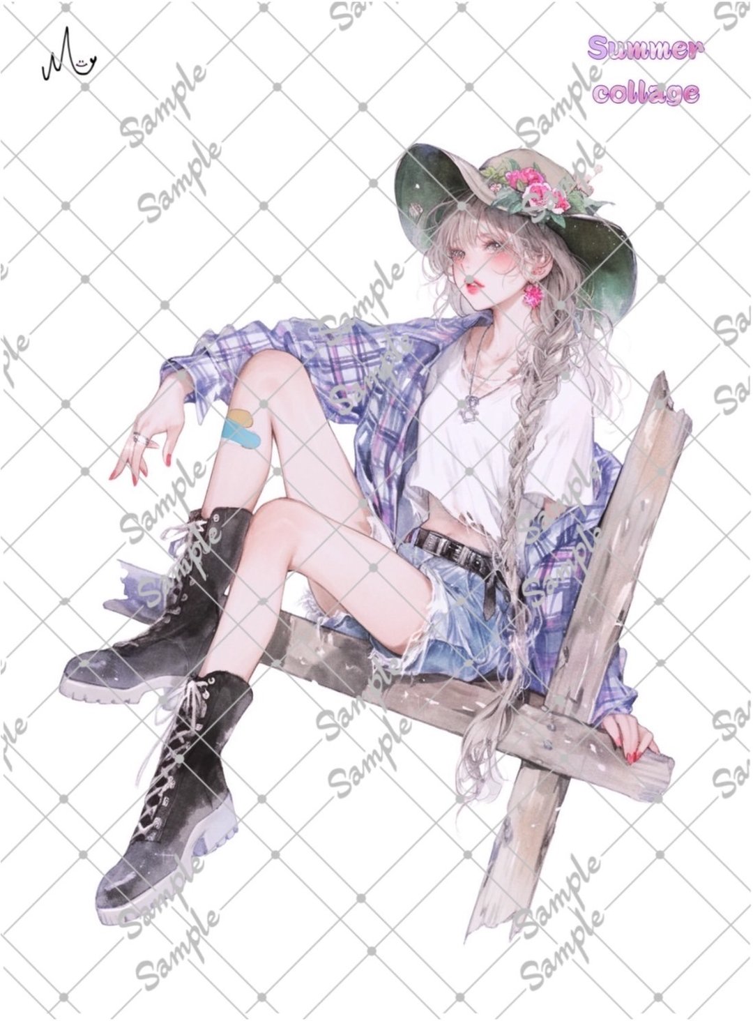 原创角色贴纸限时夏季系列至8月10日 - 贴纸 - 纸 