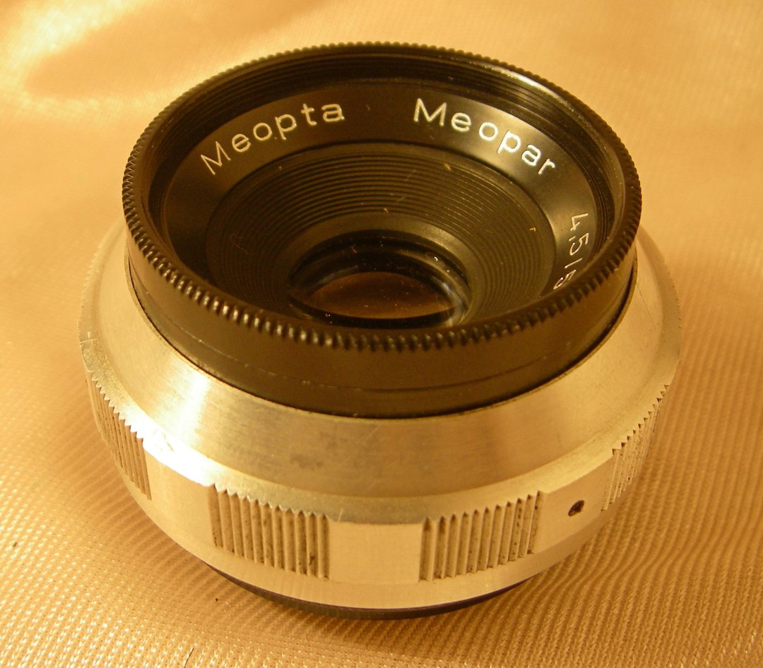 MEOPTA MEOPAR 4.5/50mm 镜头 f 35mm 放大镜 28mm 安装 Tessar B - 相机 - 玻璃 透明