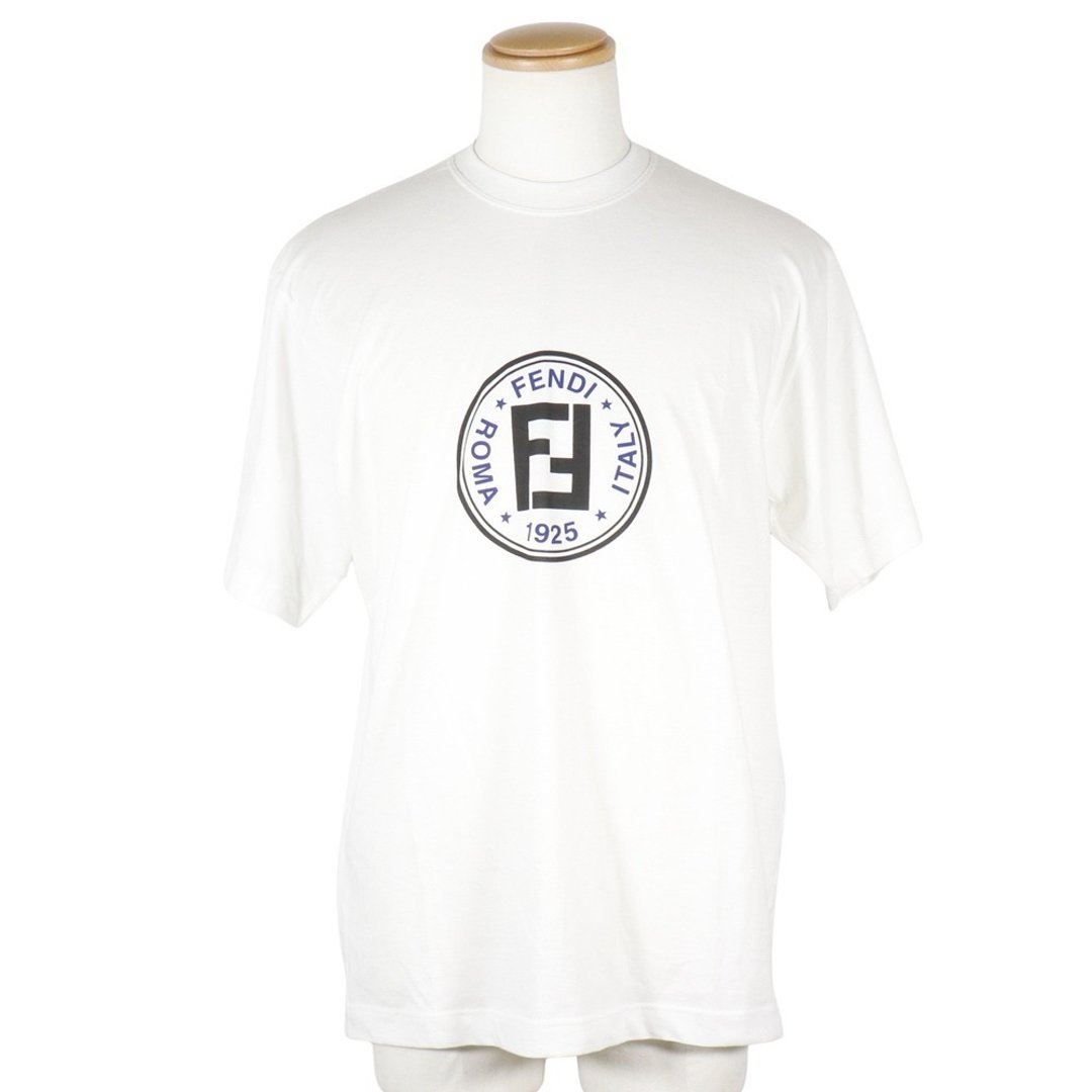 【日本直送】FENDI Logo 短袖T恤 Double F 棉质 白色 男款【二手】 - 男装上衣/T 恤 - 棉．麻 白色