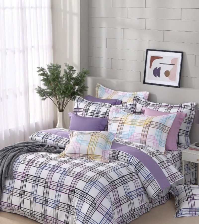 【R922-23 爱与被爱】100% 40支精梳棉 两用被 - 寝具 - 棉．麻 多色