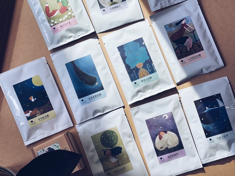 嘉艺拾画好茶-原叶挂耳茶包10款1盒 - 茶 - 新鲜食材 白色