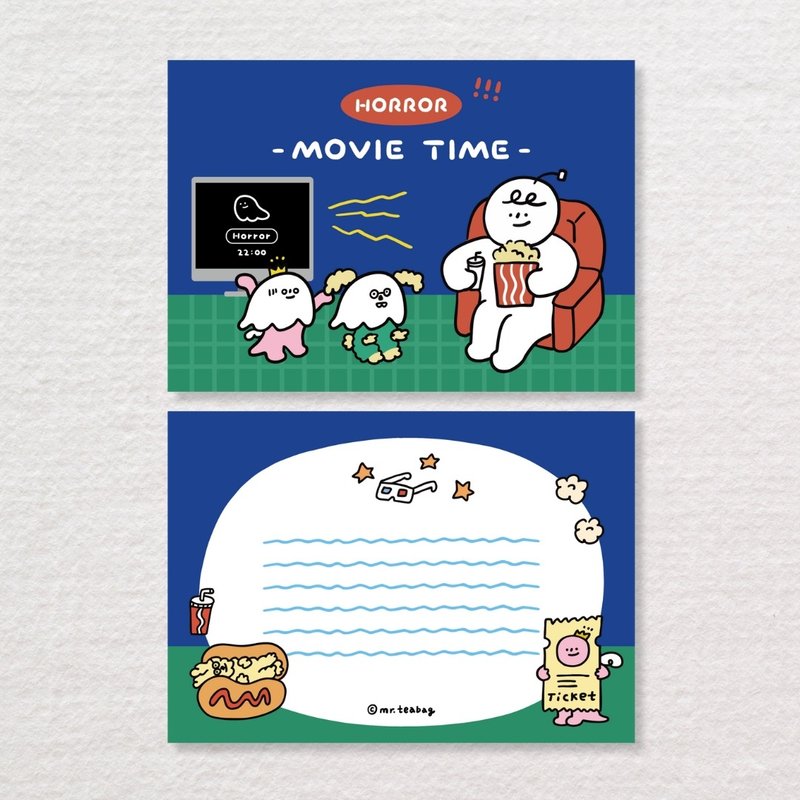 看电影 | 明信片 - 卡片/明信片 - 纸 多色