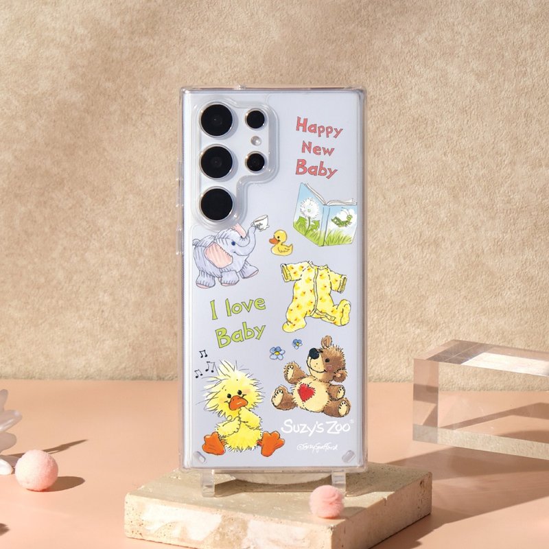 Suzy's Zoo童趣小天地晶石透明防摔SAMSUNG绳挂手机壳 - 手机壳/手机套 - 塑料 透明