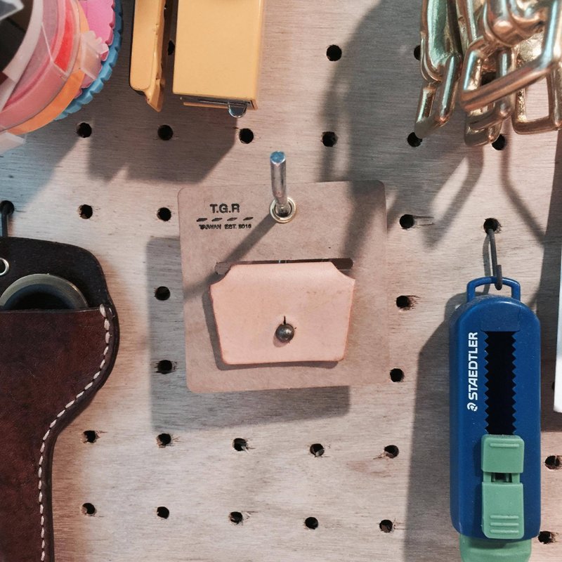 耳机收线器 圣诞交换礼物 牛皮手制 送礼 - 卷线器/电线收纳 - 真皮 咖啡色