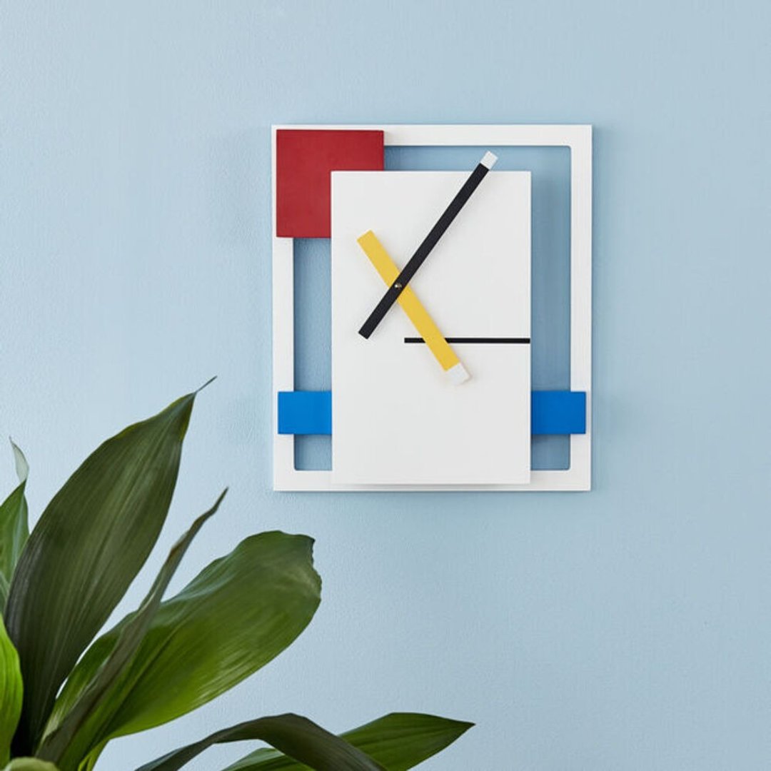 MoMA De Stijl Clock Wall 风格派挂钟 - 时钟/闹钟 - 其他材质 多色
