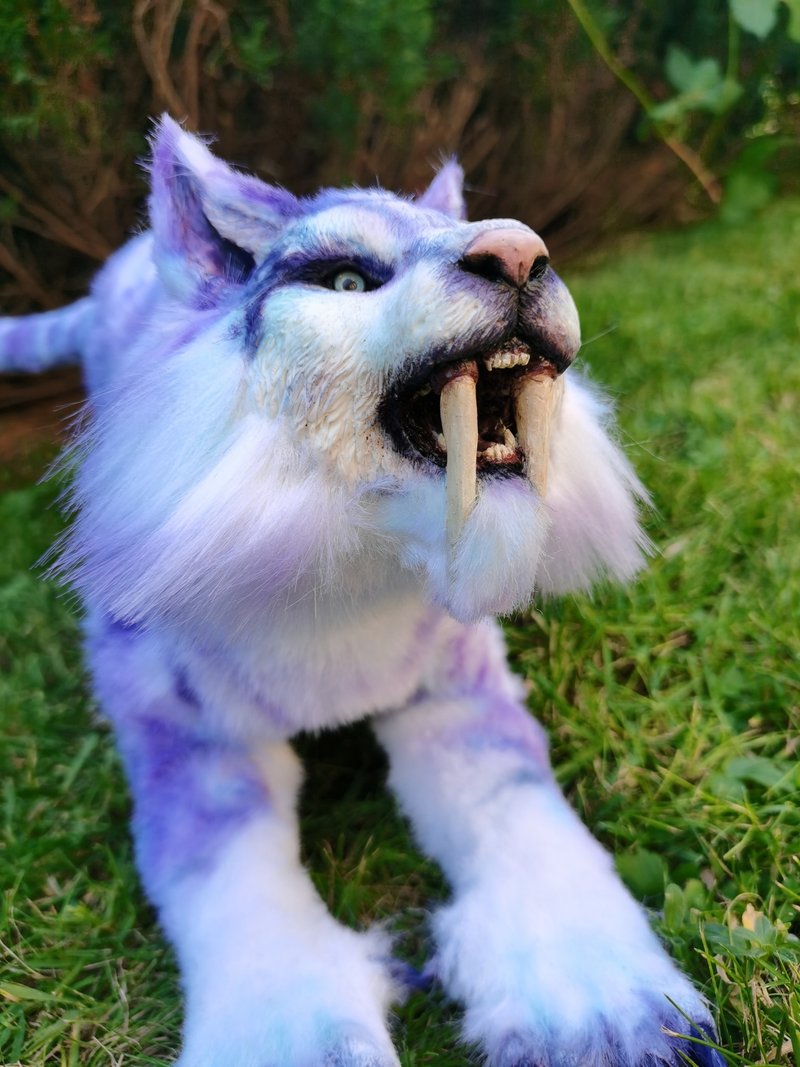 老虎魔兽世界奇幻动物怪物可摆姿势艺术娃娃定制 - 玩偶/公仔 - 其他人造纤维 多色