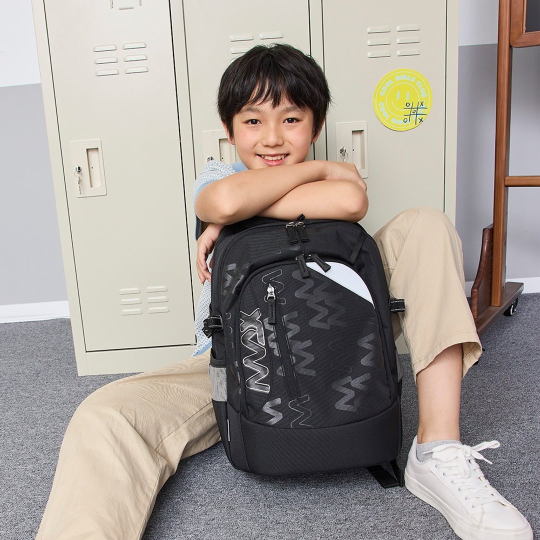 新品 MAX 系列 超轻量护脊书包 可折叠 Pro 2S-极夜黑 28L 笔电可 - 后背包/双肩包 - 聚酯纤维 黑色
