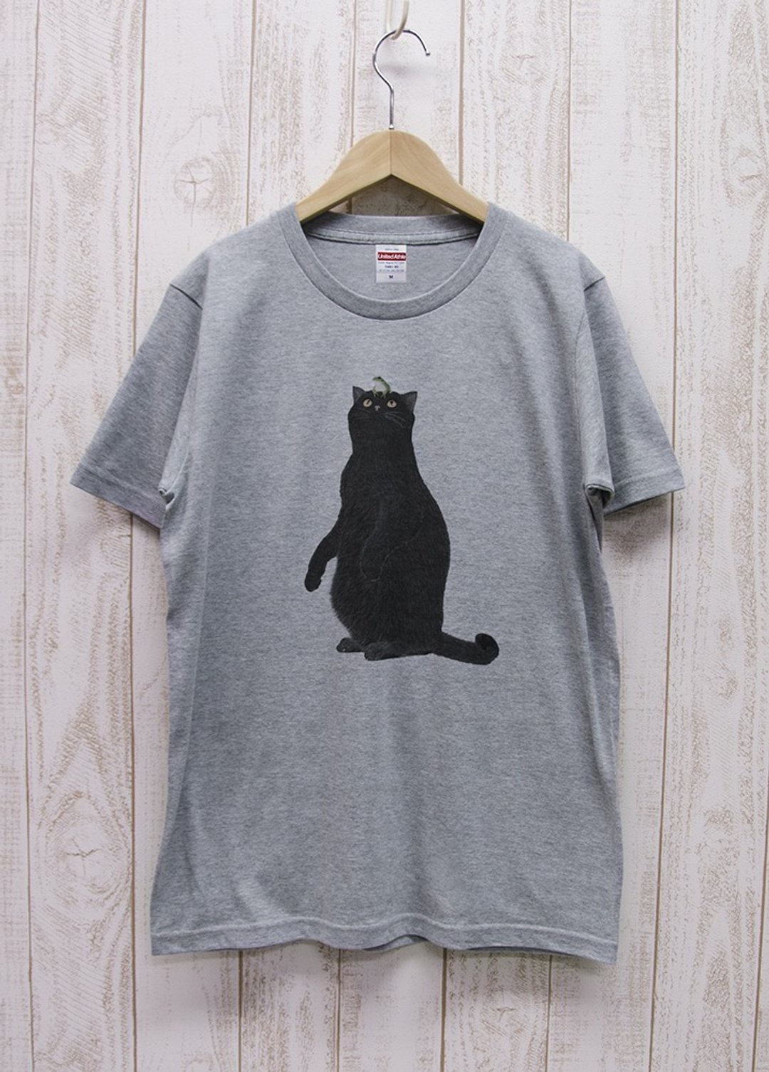 Frog Heather Gray / R005-T-GR - 中性连帽卫衣/T 恤 - 棉 灰色