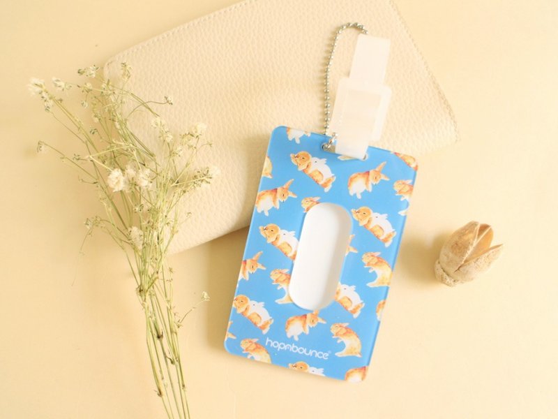 兔子 小兔 卡套 行李牌 行李吊牌 证件套 行李标签 - 行李吊牌 - 压克力 蓝色