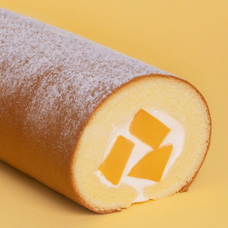 【唐缇】芒果天使鲜乳卷(含运)-6/6开始出货 - 蛋糕/甜点 - 新鲜食材 橘色