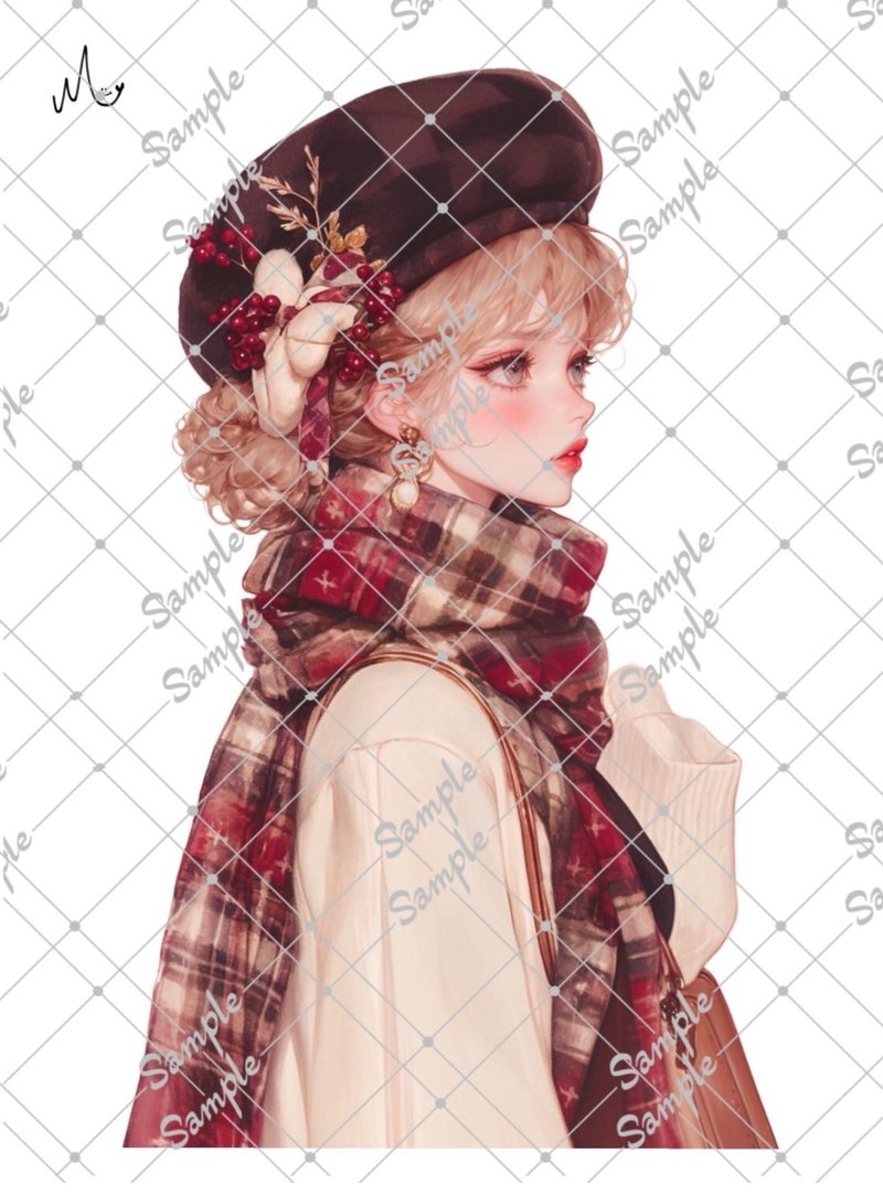 原创人物贴纸 11月新品 - 贴纸 - 纸 