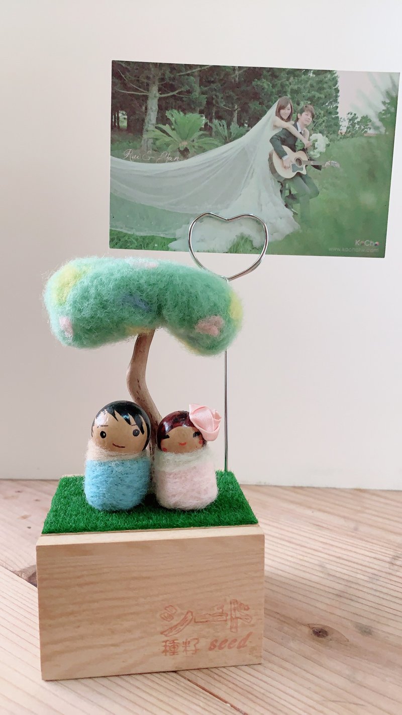 平淡却幸福  婚礼种子精灵  木质音乐盒 - 其他 - 木头 卡其色