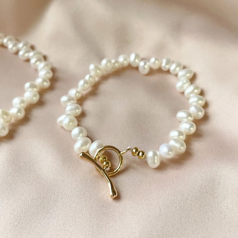 南法风情天然珍珠手链定制化礼物 - 手链/手环 - 珍珠 多色