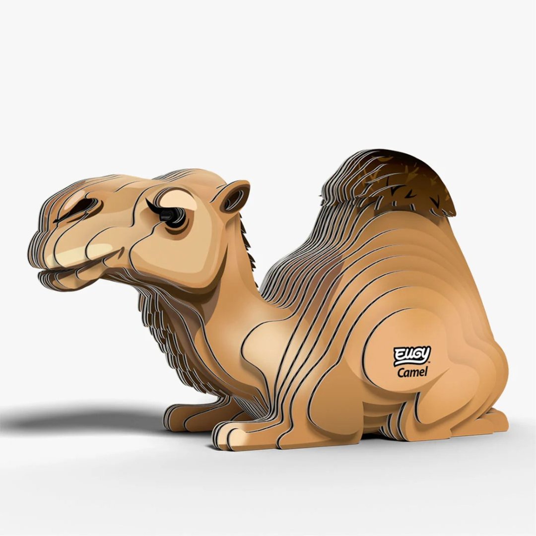 EUGY 3D坑纸拼图 - 136 骆驼 - 拼图 - 纸 多色