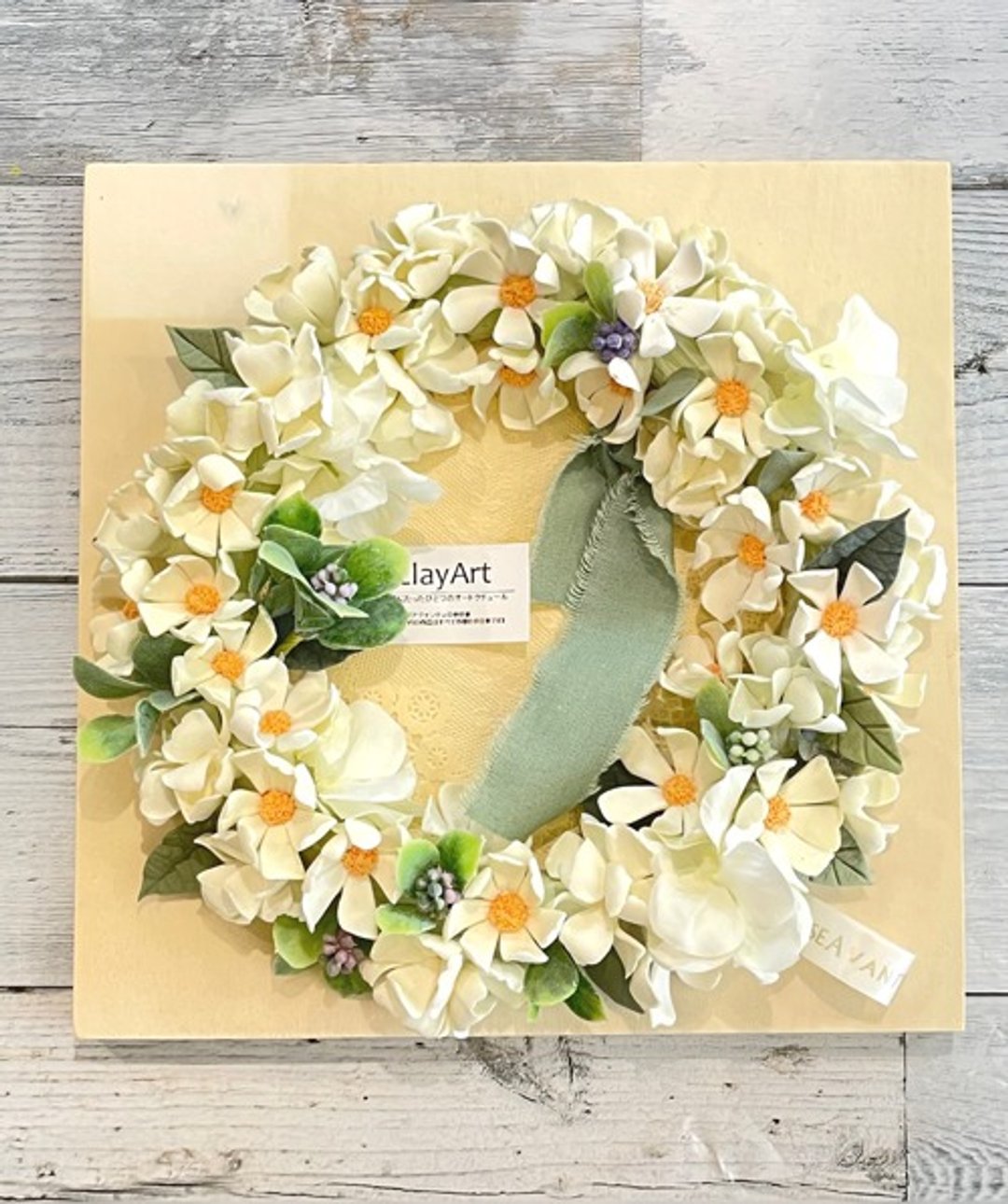 [Eternal flower] Clay Art * Green Gables Wind Series * Margaret Wreath - 植栽/盆栽 - 植物．花 