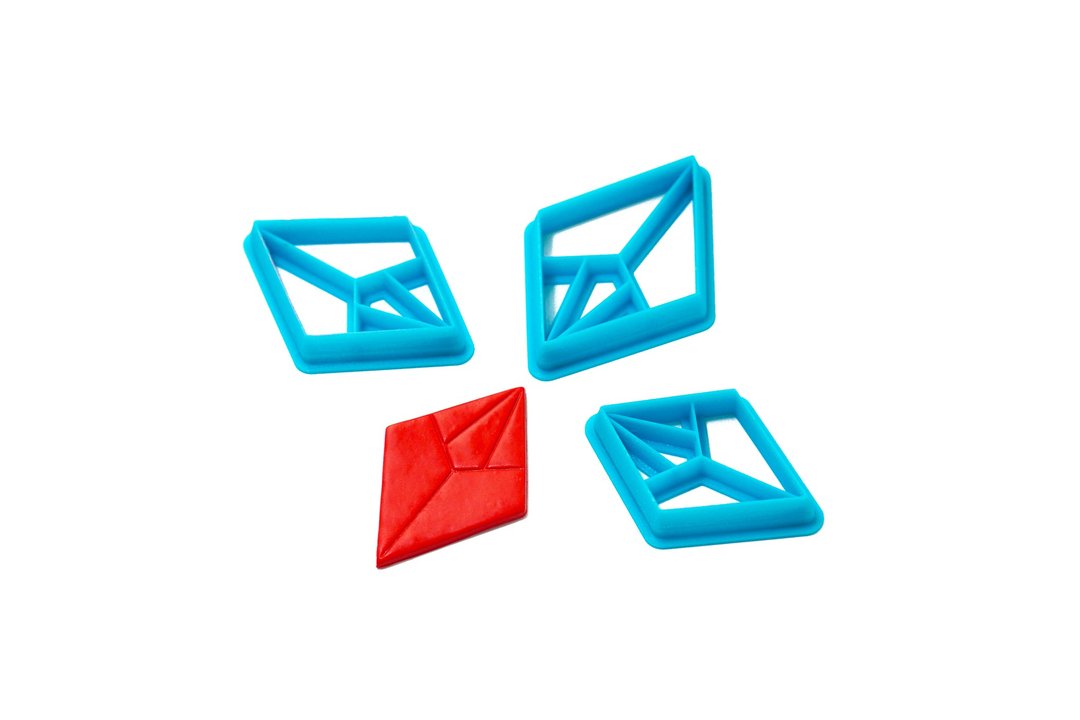 Cutter Crystal (Ver.2) Clay Cutter Set. Jewelry tools. Clay cutters set. - 零件/散装材料/工具 - 塑料 
