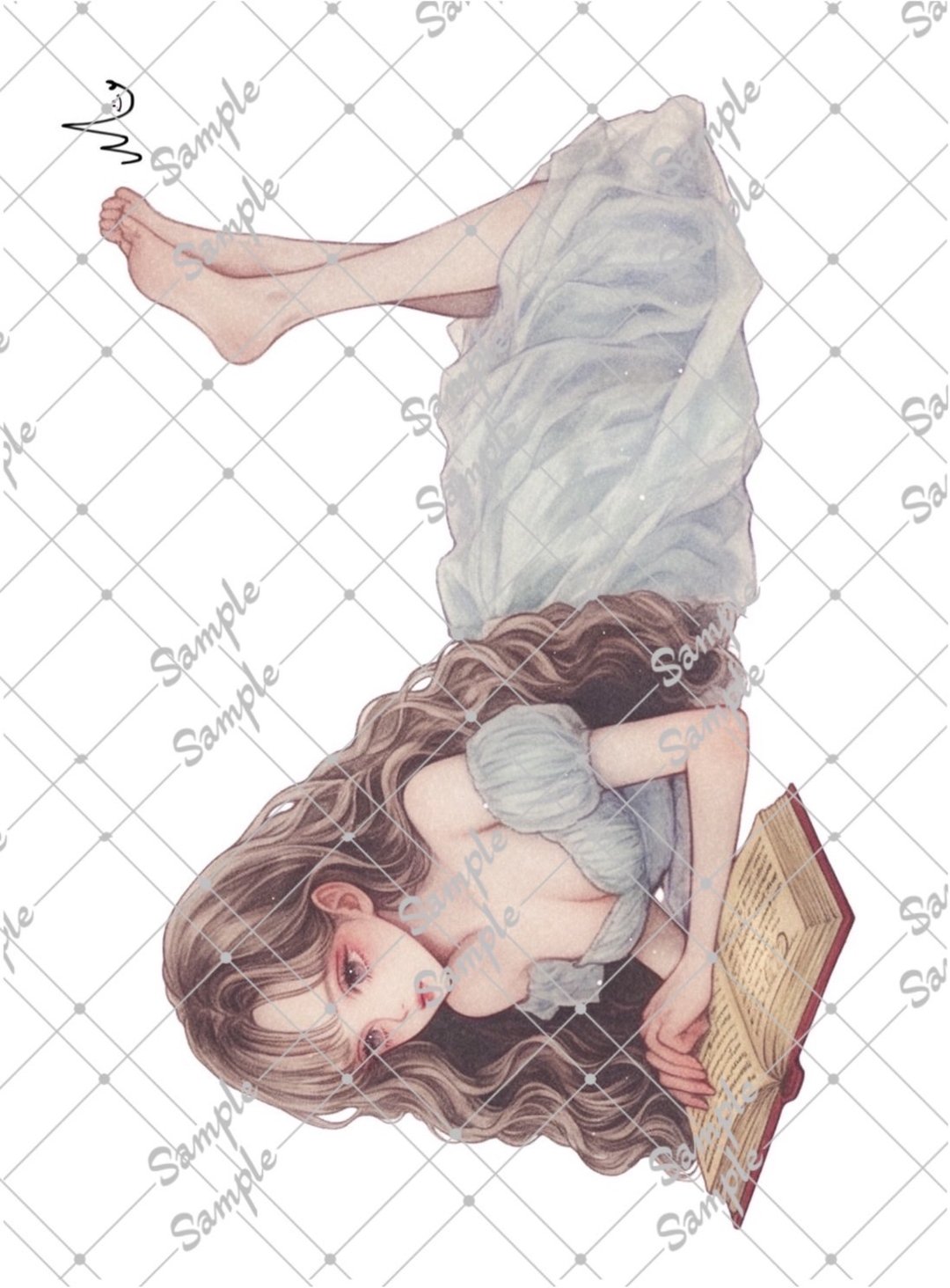 原创人物贴纸 8月新品 - 贴纸 - 纸 
