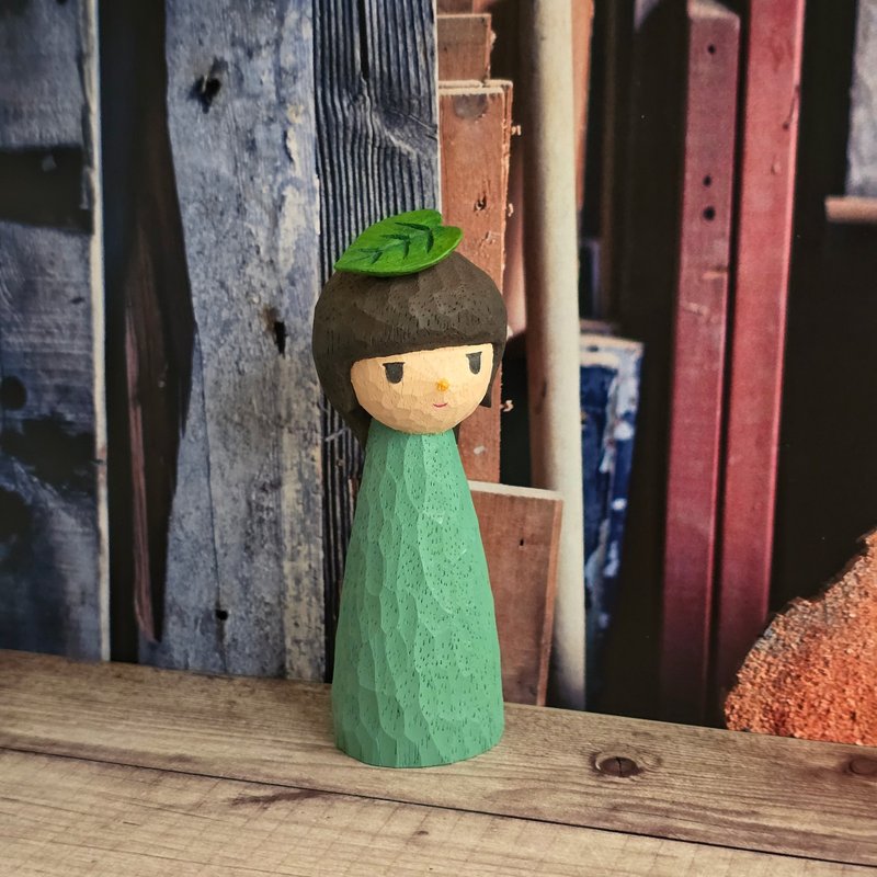 处女座 木雕(现货) - 玩偶/公仔 - 木头 多色