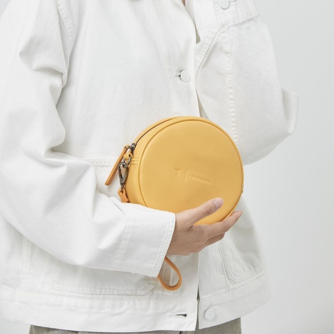 RUST BRAND / ROUND - SUNNY YELLOW - 其他 - 人造皮革 黄色