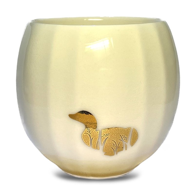 【She & Hers】金玉鸭花开富贵杯 故宫联名系列 - 其他杯子 - 陶 金色