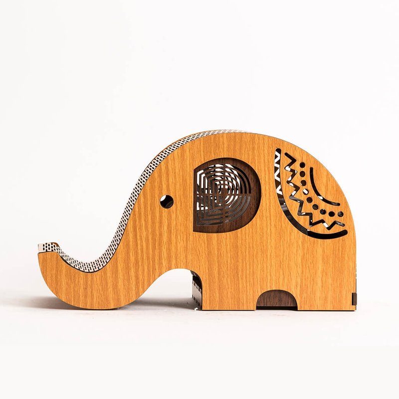 木透-大象灯 - 灯具/灯饰 - 木头 咖啡色