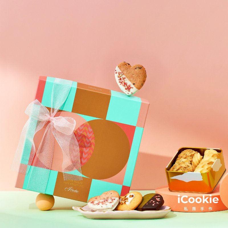 【iCookie私房手作】- 恋人絮语*送小卡 - 蛋糕/甜点 - 纸 粉红色