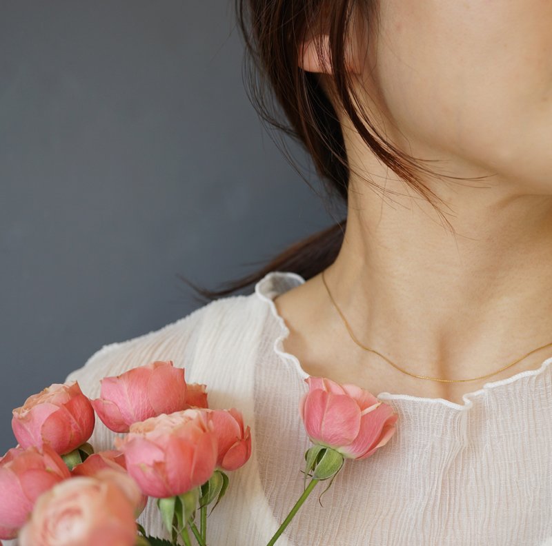 Silver925 Simple Necklace - 项链 - 其他金属 多色