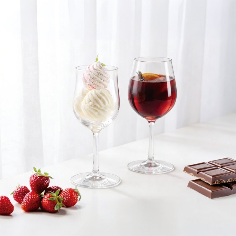 【哩皿生活】Tritan酒杯礼盒 红酒杯 香槟杯 威士忌 圣代杯 - 酒杯/酒器 - 塑料 透明