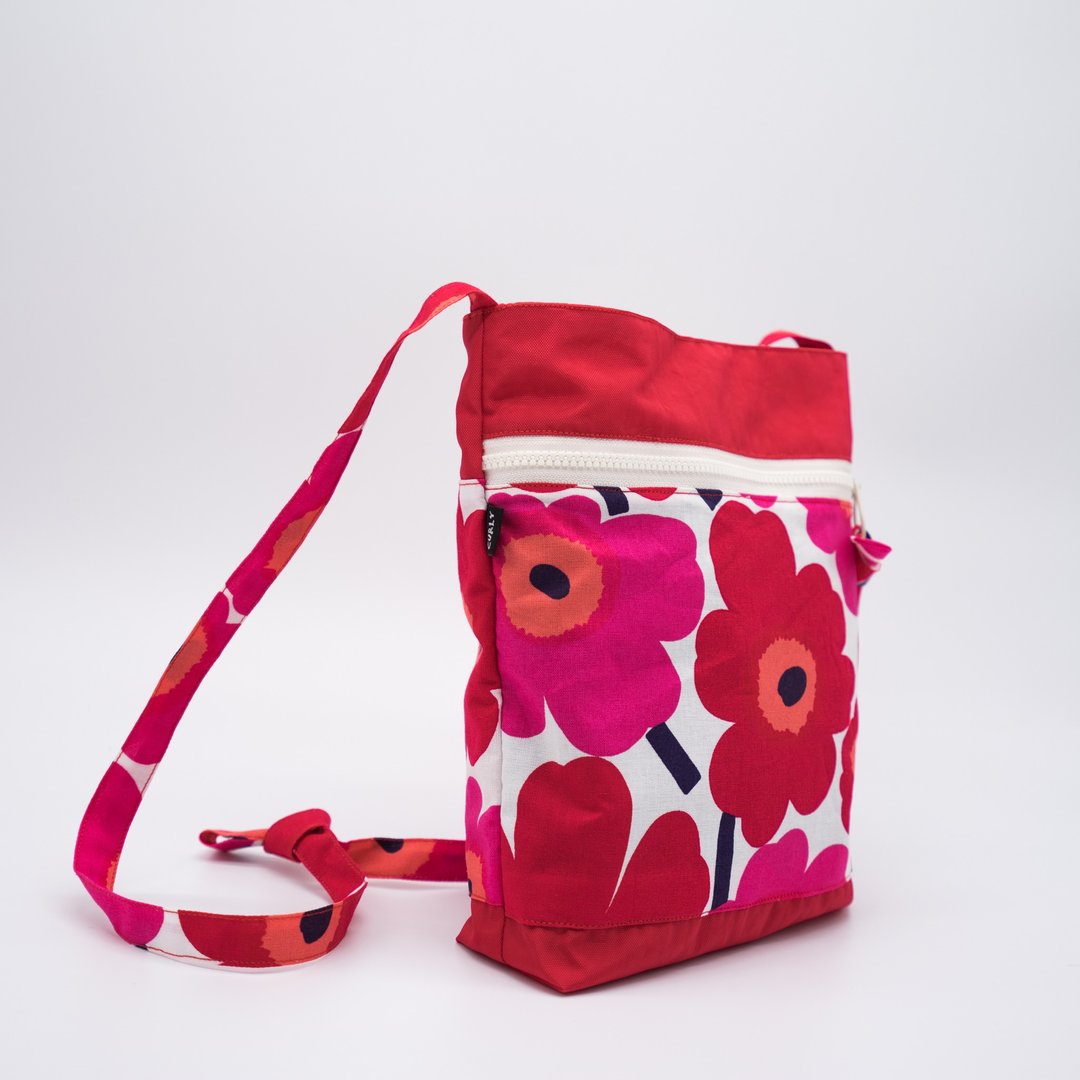Baby Bag 防泼水斜背包/侧背包 - 侧背包/斜挎包 - 棉 红色