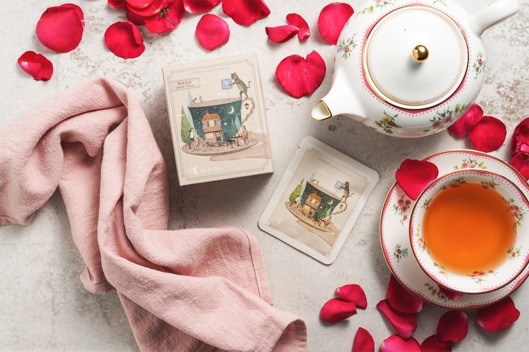 晚安皇后 Queens Rose - 茶 - 纸 橘色