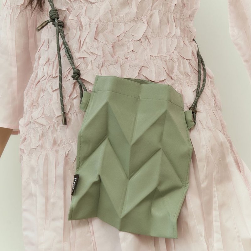 【PAVI STUDIO】Mini 款 泰国设计肩背包 - 薄荷绿 - 侧背包/斜挎包 - 聚酯纤维 绿色