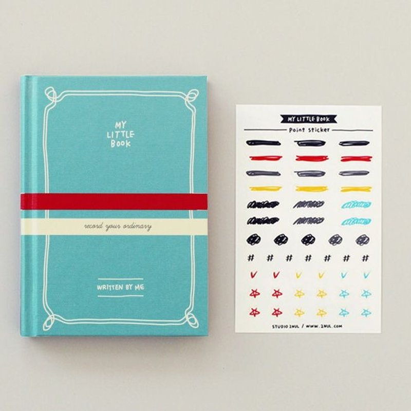 Dessin x 2NUL-手帐年历-我的小时光周志V2(无时效)-水蓝线条,TNL84239 - 笔记本/手帐 - 纸 蓝色