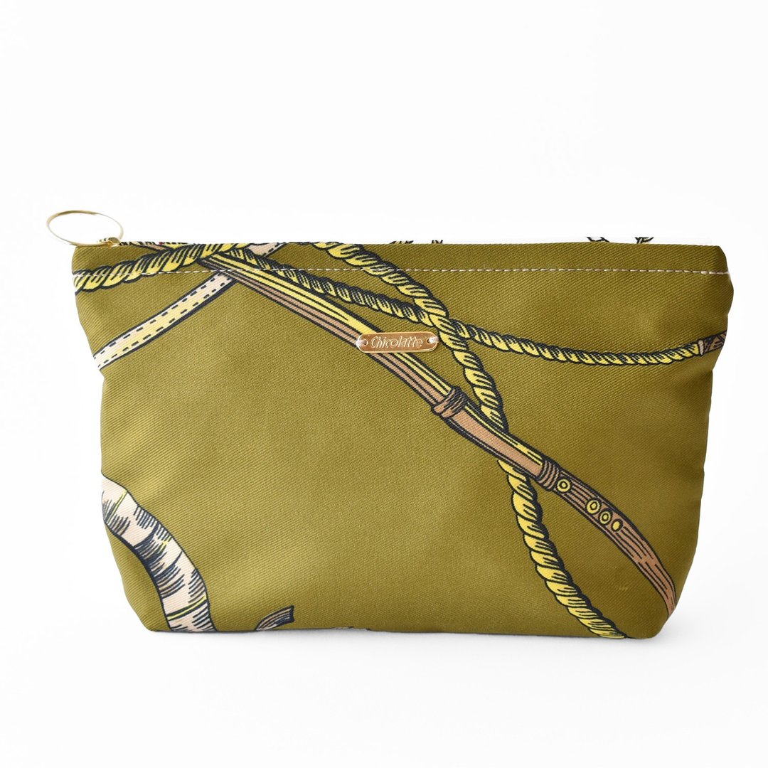 化妆用品收纳包 EMI POUCH (M) / 日本制造 - 化妆包/杂物包 - 其他材质 