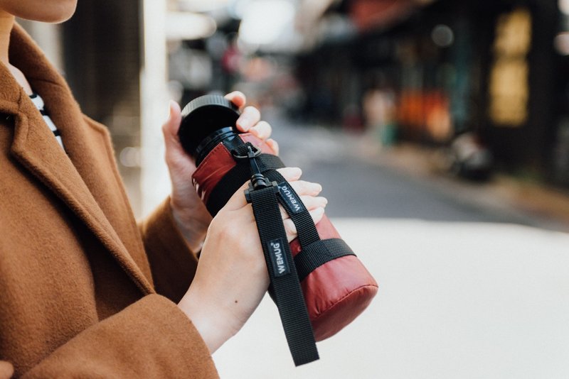 香港原创品牌 露营保冷保暖 随身水瓶配外套 户外水壶Tent - 红色 - 水瓶/水壶 - 纸 红色