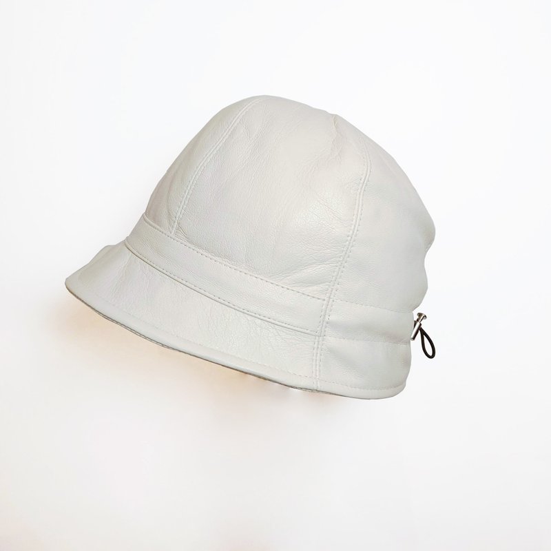 意大利小羊皮钟形帽 - 帽子 - 真皮 粉红色