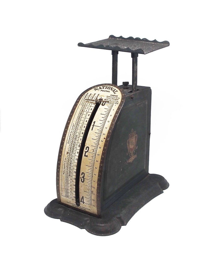 1908年 美国HANSON 古董秤 - 其他 - 塑料 黑色