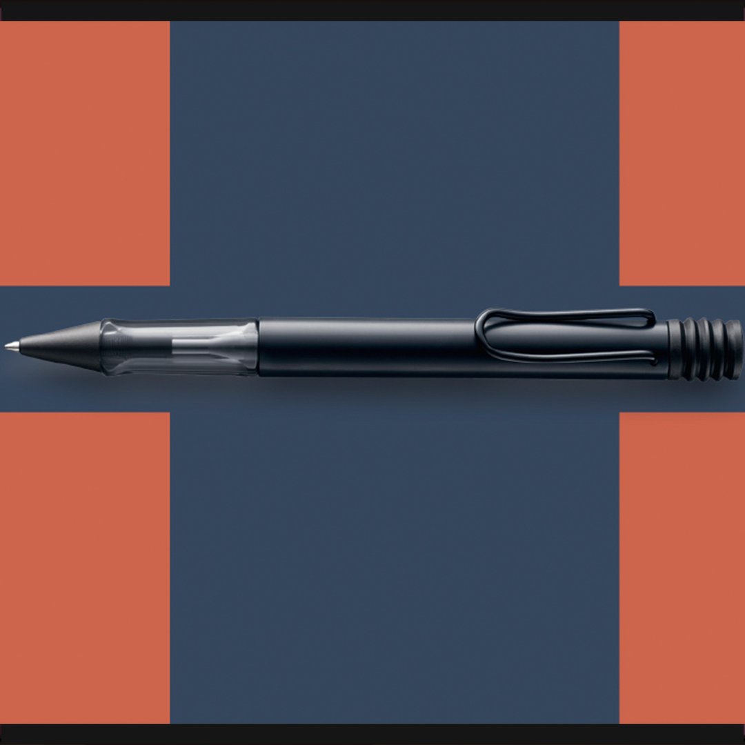 LAMY AL STAR 恒星 原子笔 - 雾光黑 - 圆珠笔/中性笔 - 铝合金 黑色