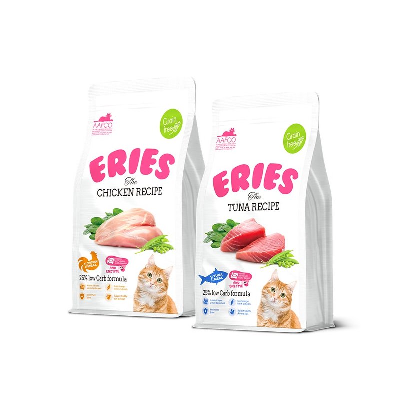 猫主食丨伊瑞思丨益生菌酵素无谷猫粮丨1kg丨单包 - 猫罐头/鲜食 - 其他材质 