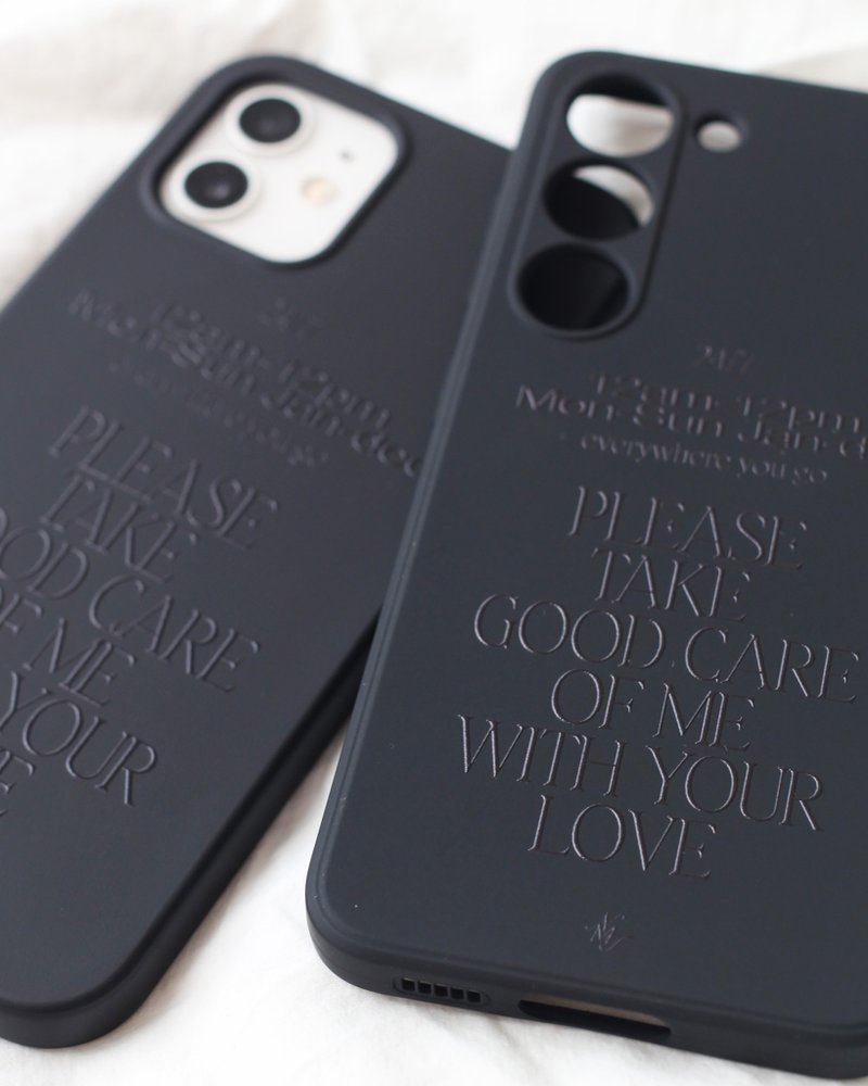 24/7 黑色果冻手机壳 - 手机壳/手机套 - 橡胶 黑色