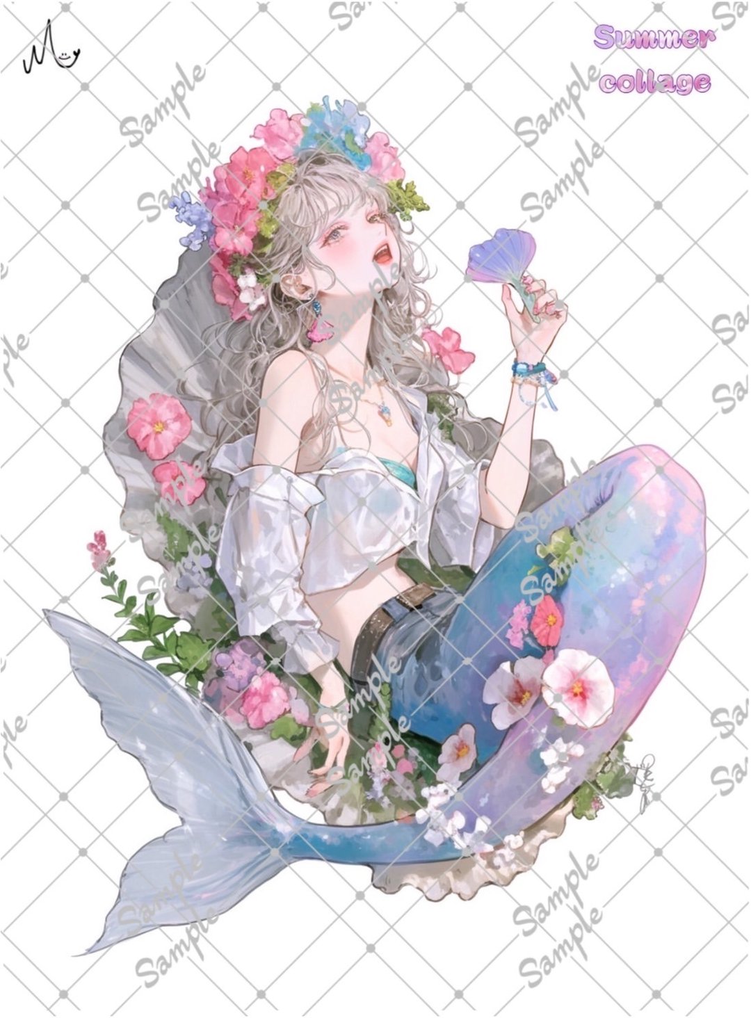 原创角色贴纸限时夏季系列至8月10日 - 贴纸 - 纸 
